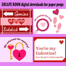 Load image into Gallery viewer, Escape Room valentine bible printables
