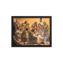 Load image into Gallery viewer, "Breaking Bread" Framed poster