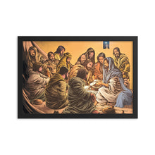 Load image into Gallery viewer, "Breaking Bread" Framed poster