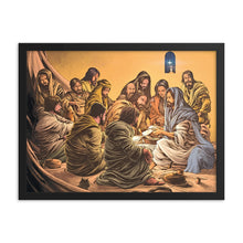Load image into Gallery viewer, "Breaking Bread" Framed poster