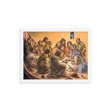 Load image into Gallery viewer, "Breaking Bread" Framed poster