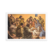 Load image into Gallery viewer, "Breaking Bread" Framed poster