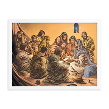 Load image into Gallery viewer, "Breaking Bread" Framed poster