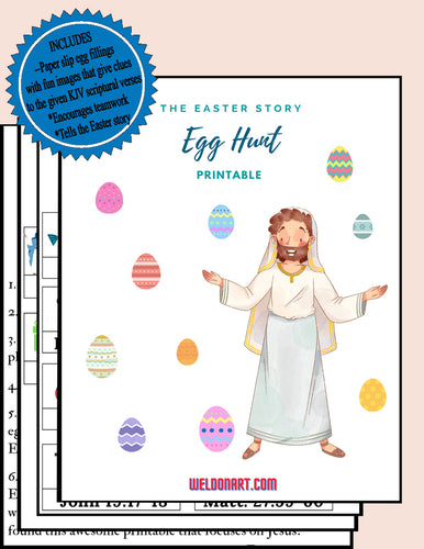 Easter Story Egg Hunt Printable