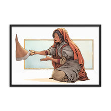 Load image into Gallery viewer, woman with blood issue, Jesus art
